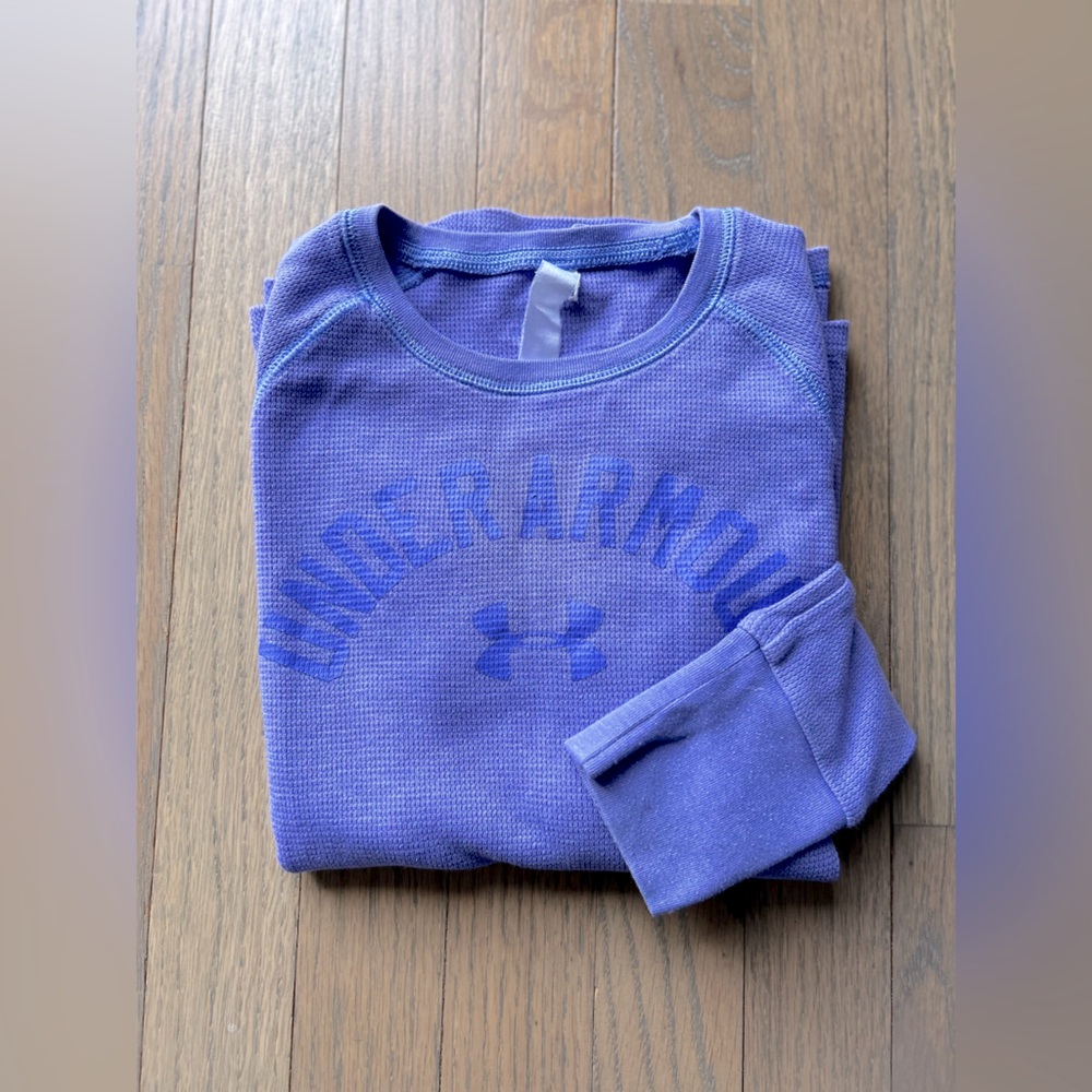 Under Armour Girls Thermal Long Sleeve Tee Size M